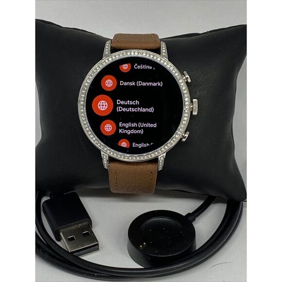 Fossil Gen 4 Authentic Digital Dial Smart Watch Custom Band FTW6016 NP804 - Picture 1 of 12